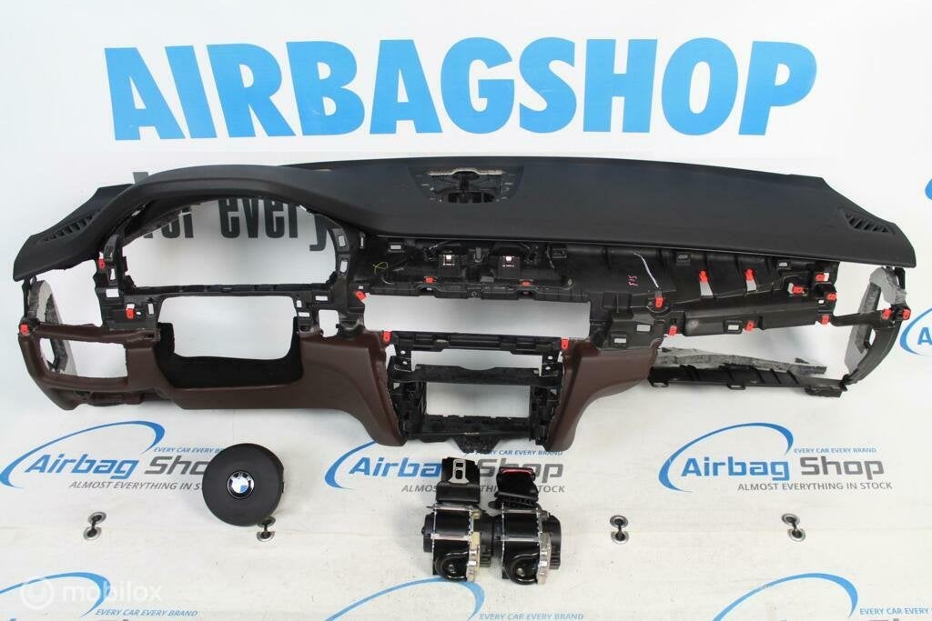 Airbag set Dashboard M zwart/bruin HUD speaker BMW X6 F16, Enlèvement ou Envoi, Utilisé