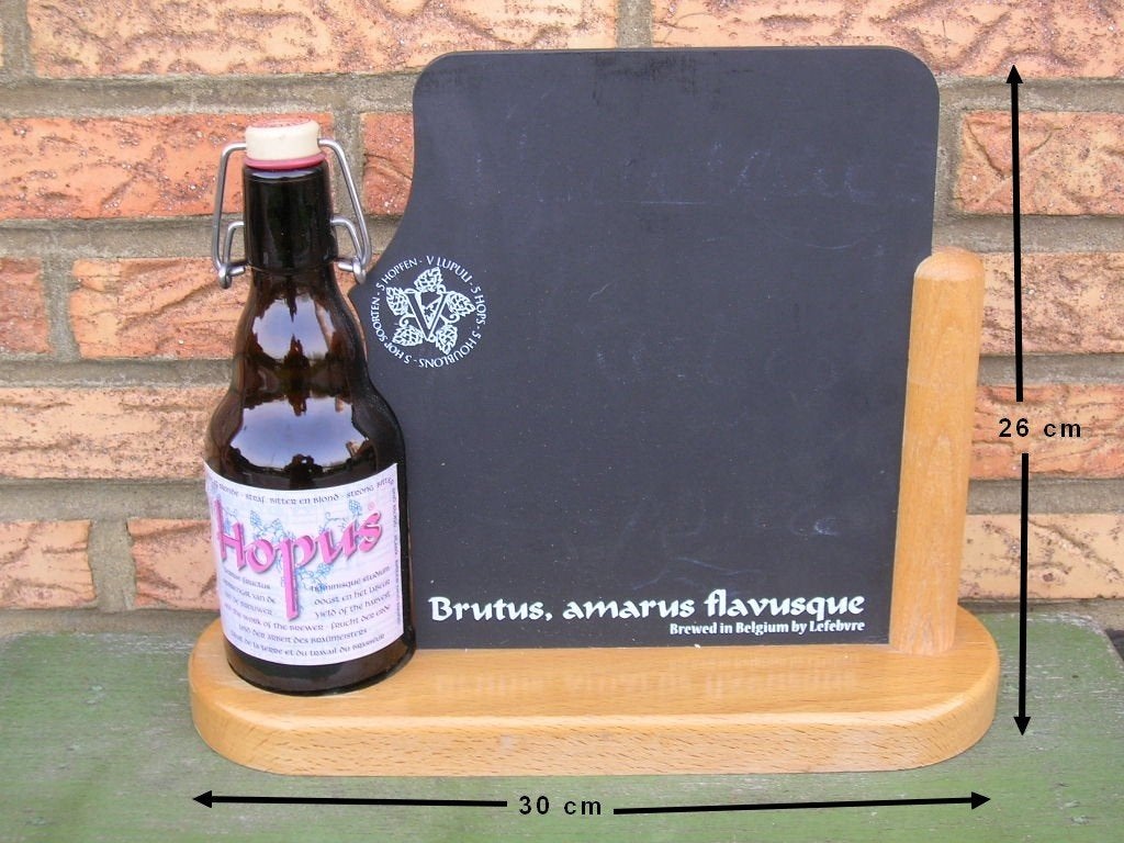 HOPUS  Publicité de table, Collections, Enlèvement ou Envoi, Comme neuf, Panneau, Plaque ou Plaquette publicitaire