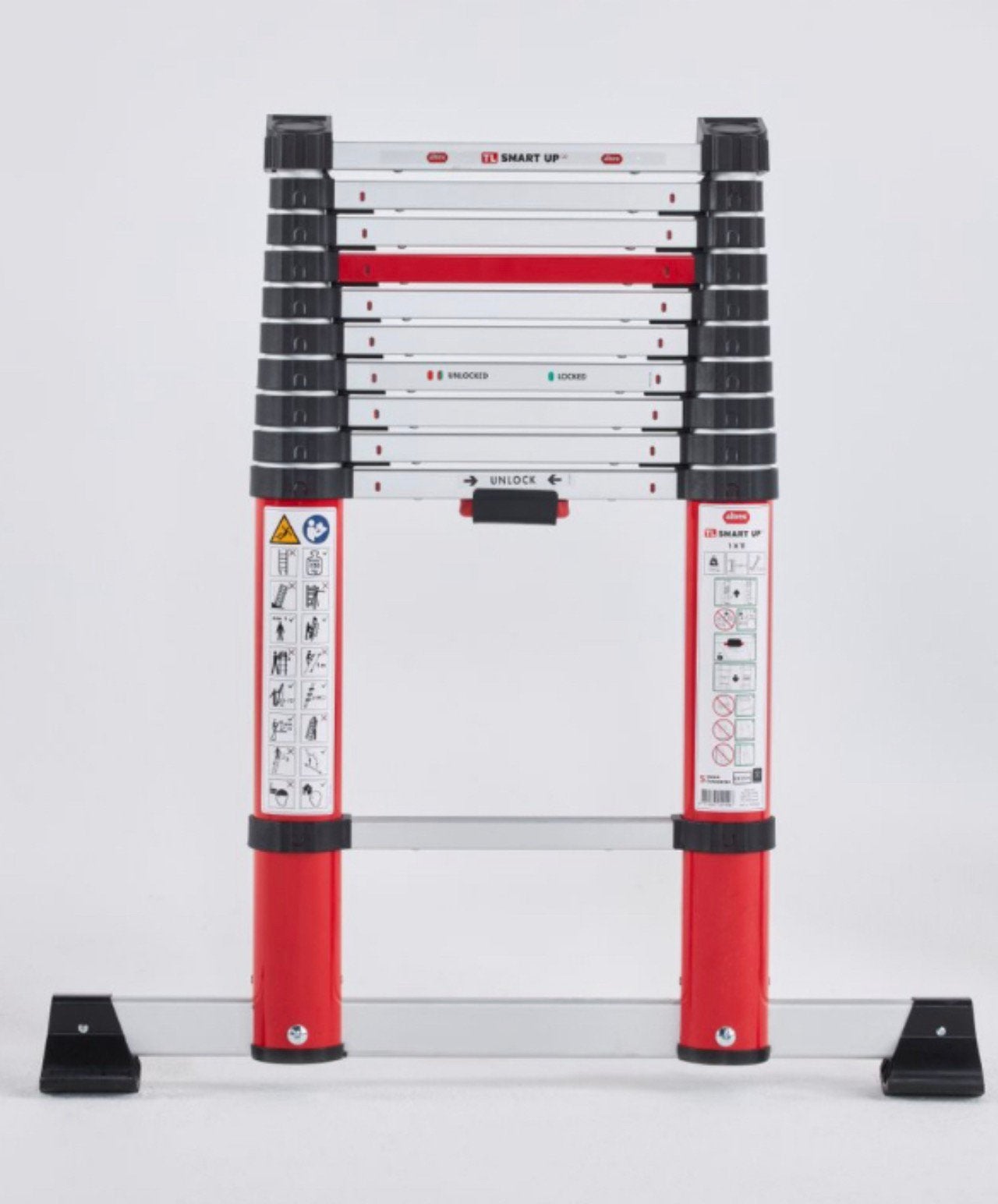 Echelle Altrex télescopique, Neuf, 2 à 4 mètres, Pliable ou rétractable/escamotable, Escalier