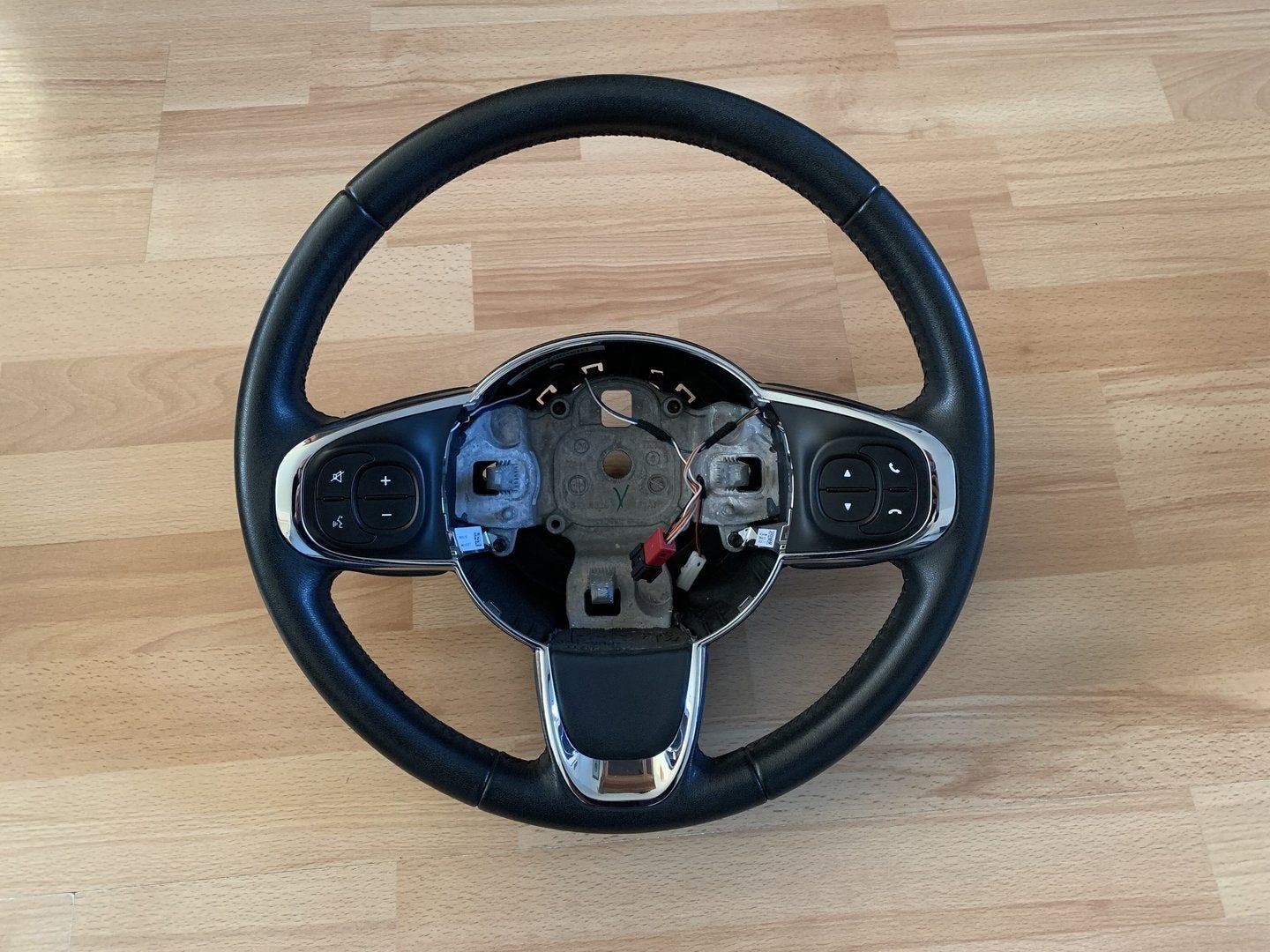 Stuur / stuurwiel fiat 500 bouwjaar 2013 tot 2019 Leer, Gebruikt, -, -, Ophalen of Verzenden