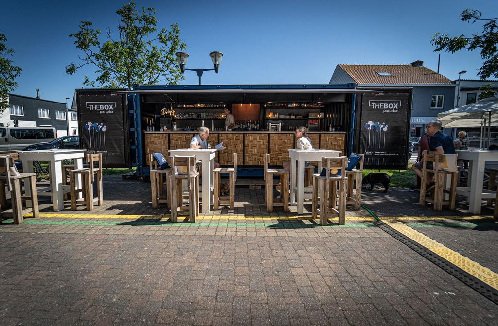 Barcontainer, mobiele bar, foodtruck, popup bar, the box, Ophalen of Verzenden