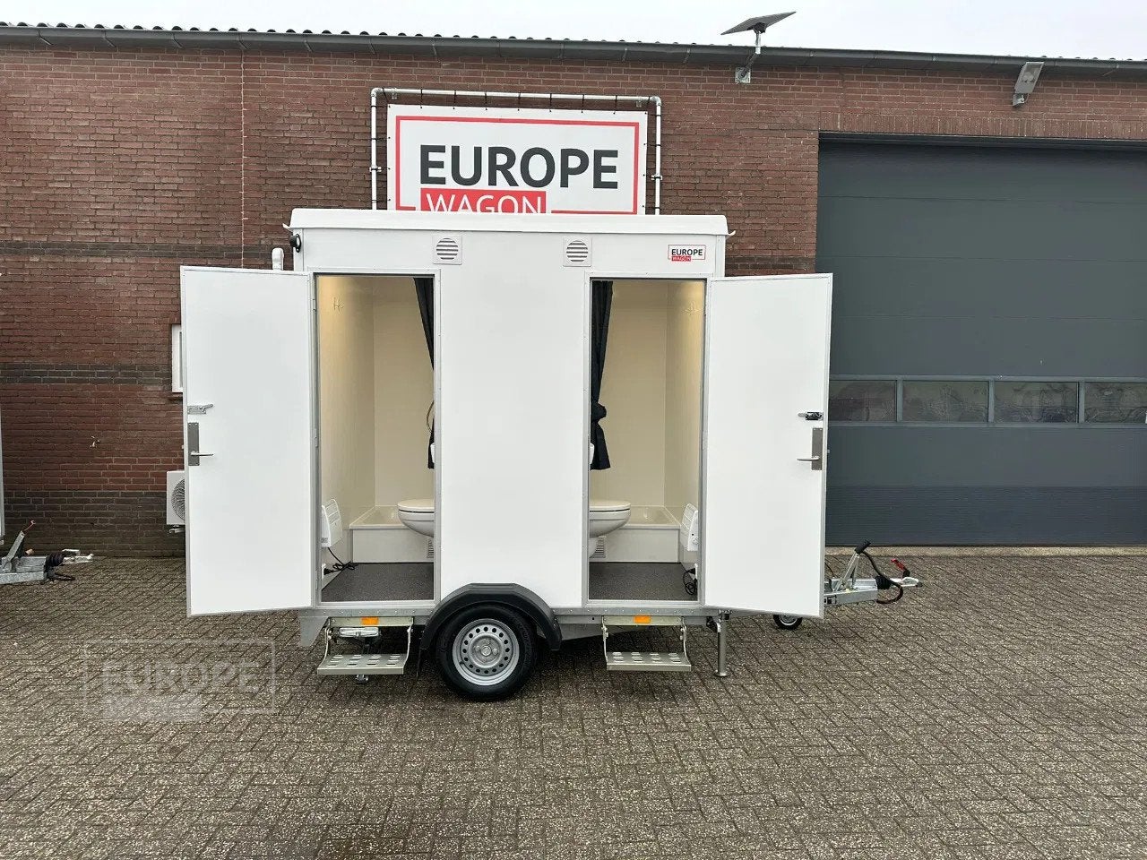 EasyWagon Dubbele mobiele badkamer ACTIEPRIJS