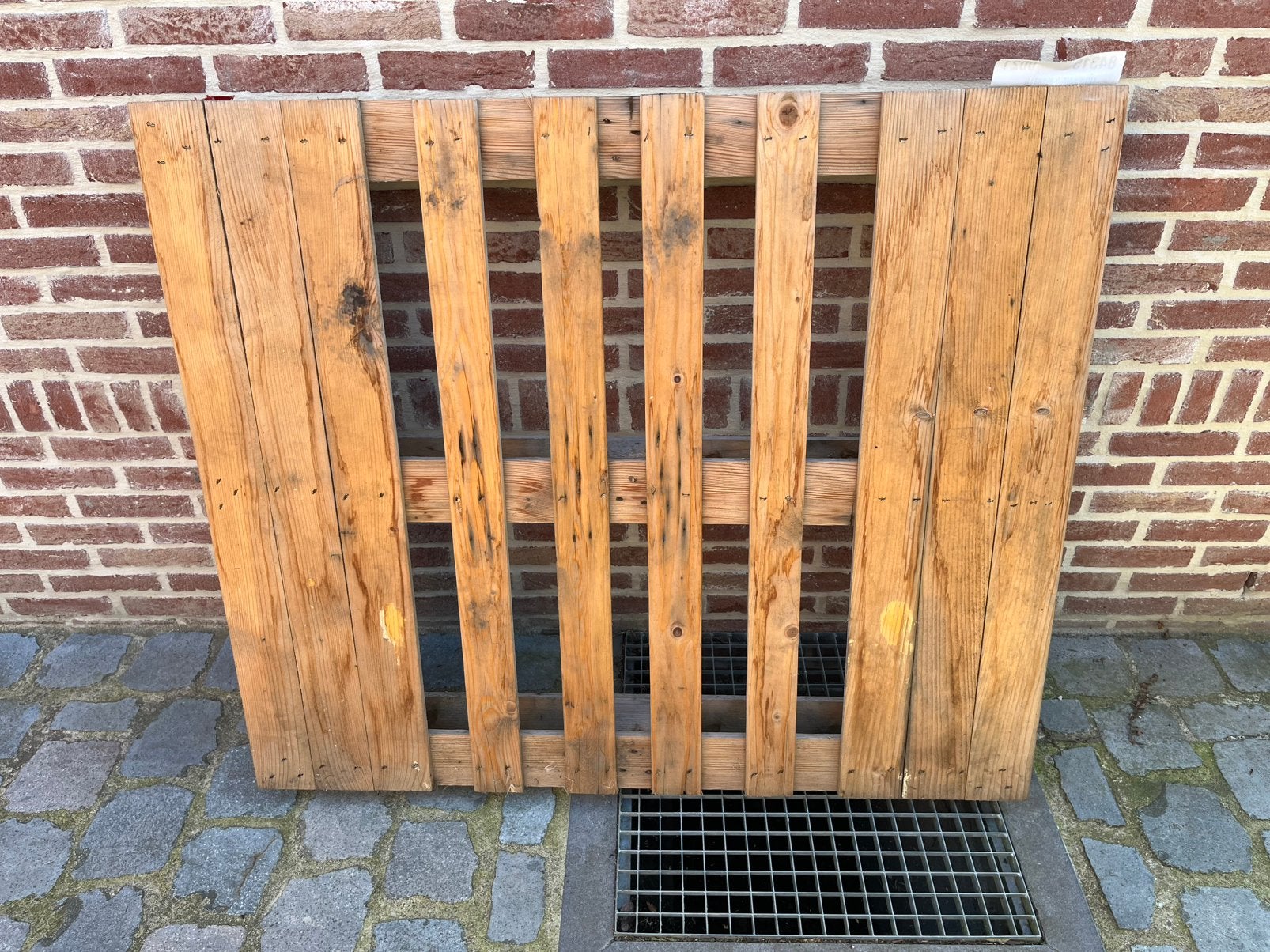 GRATIS PALLET - 120x102 CM, Bricolage & Construction, Enlèvement, Comme neuf