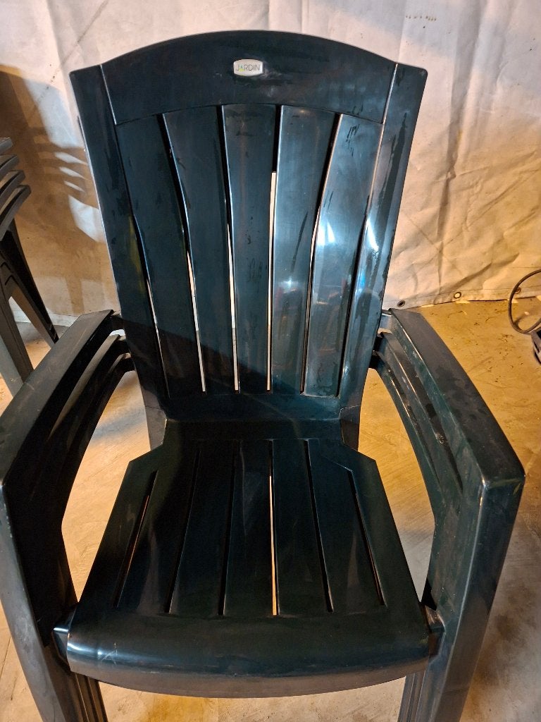 Chaises de jardin, Tuin en Terras, Ophalen, Gebruikt, Stapelbaar