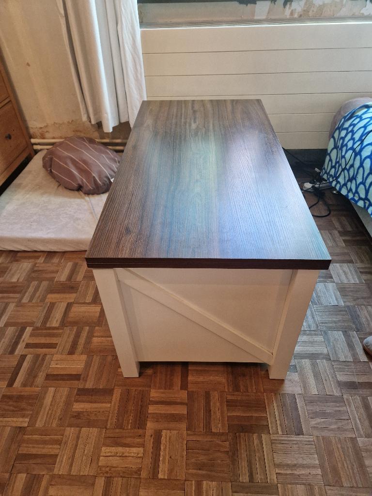 Salontafel omvormbaar tot hoge tafel, Huis en Inrichting, Tafels | Salontafels, Ophalen, 100 tot 150 cm, 50 tot 100 cm, Rechthoekig