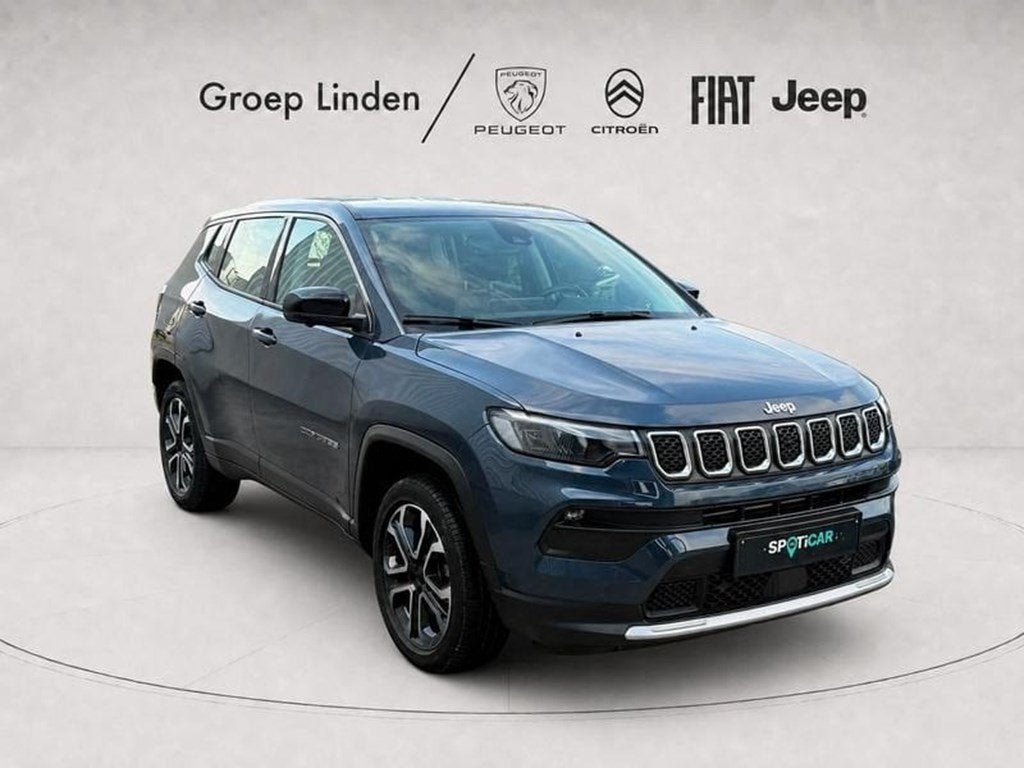 Jeep Compass *GPS*CAMERA* 1.5 MHEV Summit, Automaat, Adaptive Cruise Control, Zwart, Blauw