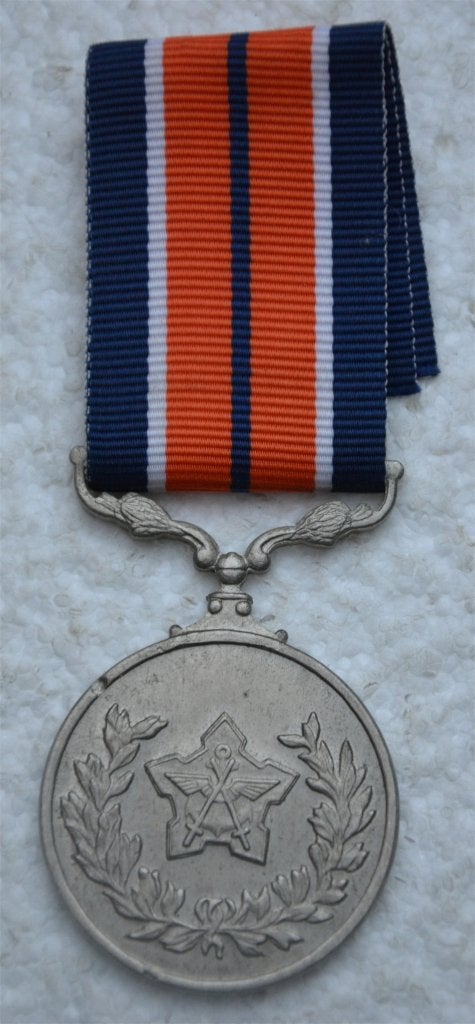 Medaille, Zuid-Africa, Algemene dienst med op Nummer, ZG, Ophalen of Verzenden, Landmacht, Lintje, Medaille of Wings