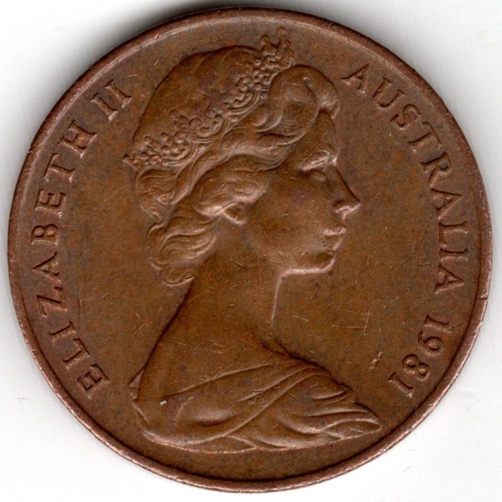 Australie : 2 cents 1981 Canberra KM #63 Ref 15938, Enlèvement ou Envoi, Monnaie en vrac