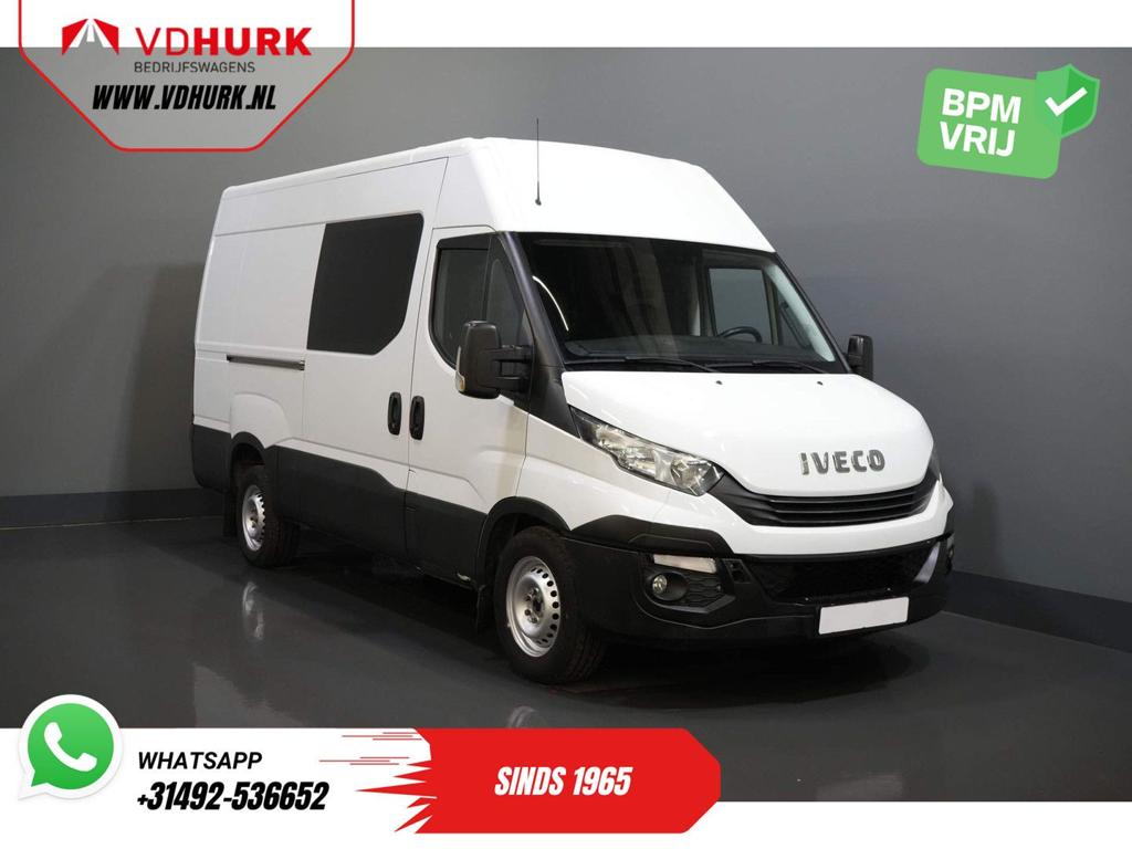 Iveco Daily 35S16V 2.3 L3H2 155 pk Aut. DC Dubbel Cabine EXP, Auto's, Bestelwagens en Lichte vracht, Automaat, Electronic Stability Program (ESP)