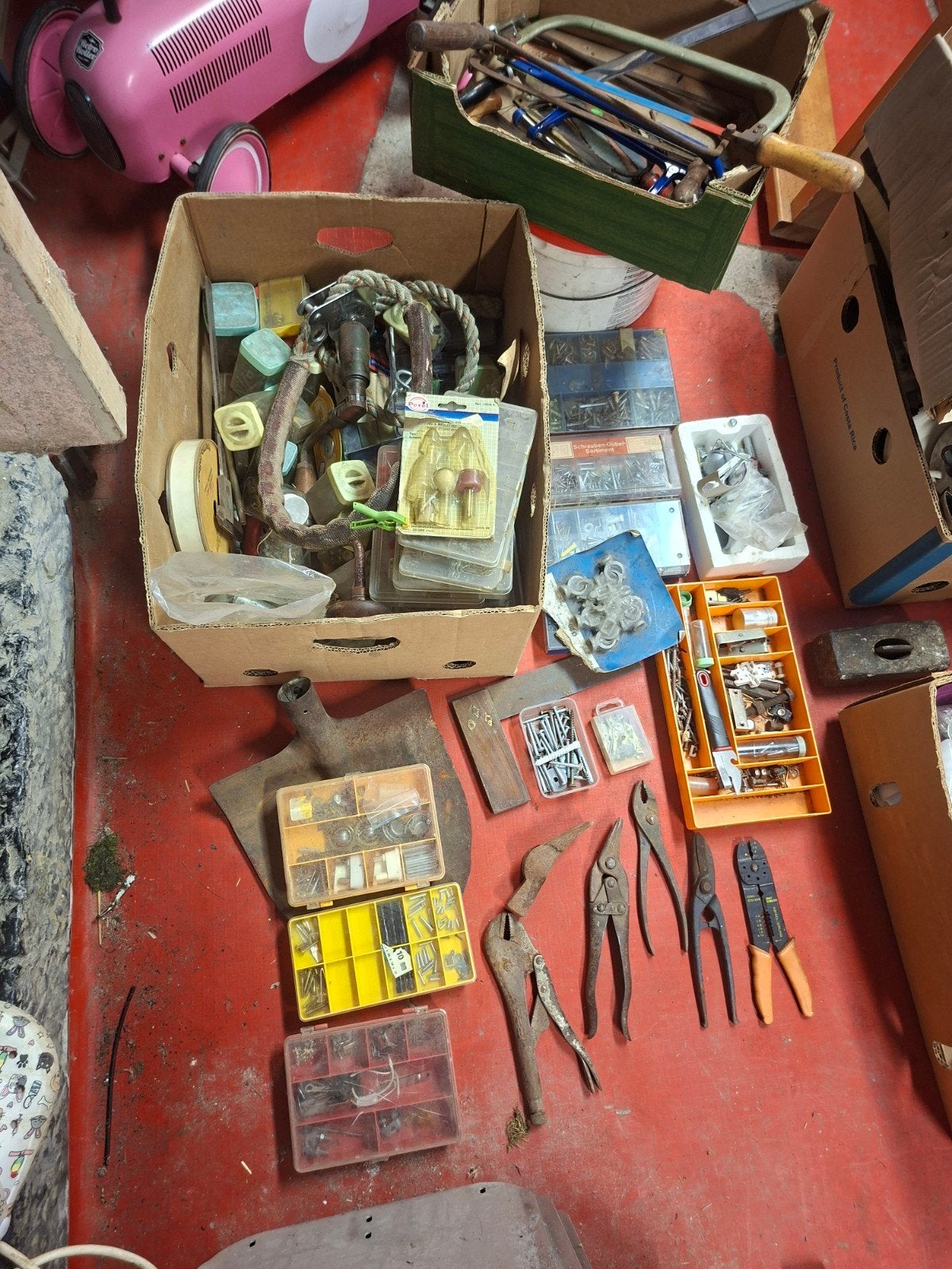 Lot quincaillerie et outils, Bricolage & Construction, Enlèvement