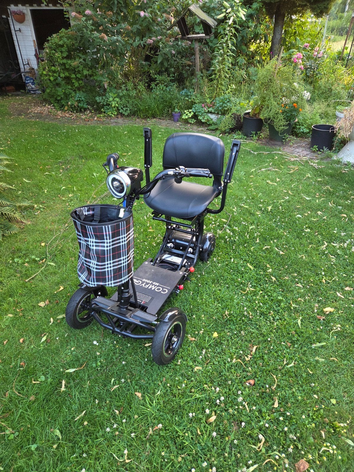 Opvouwbare scootmobiel, Ophalen