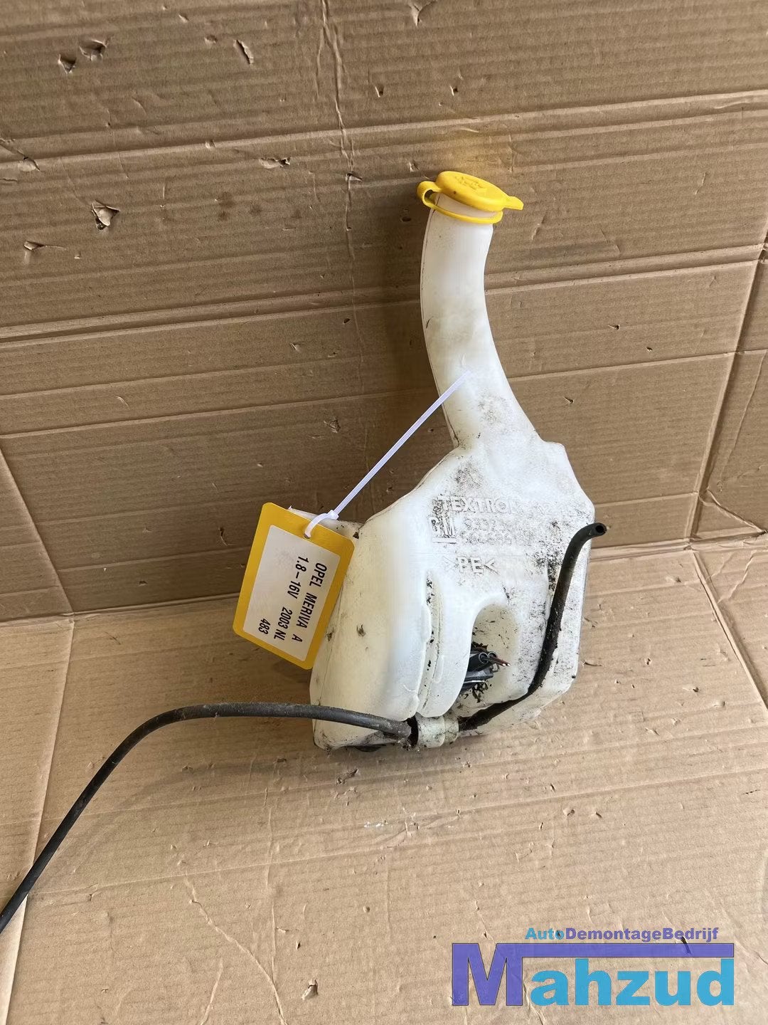 OPEL MERIVA A Ruitensproeiertank reservoir 2003-2010, Opel Automobile GmbH, Opel, Bahnhofsplatz 1
65423  Russelsheim am Main, DE