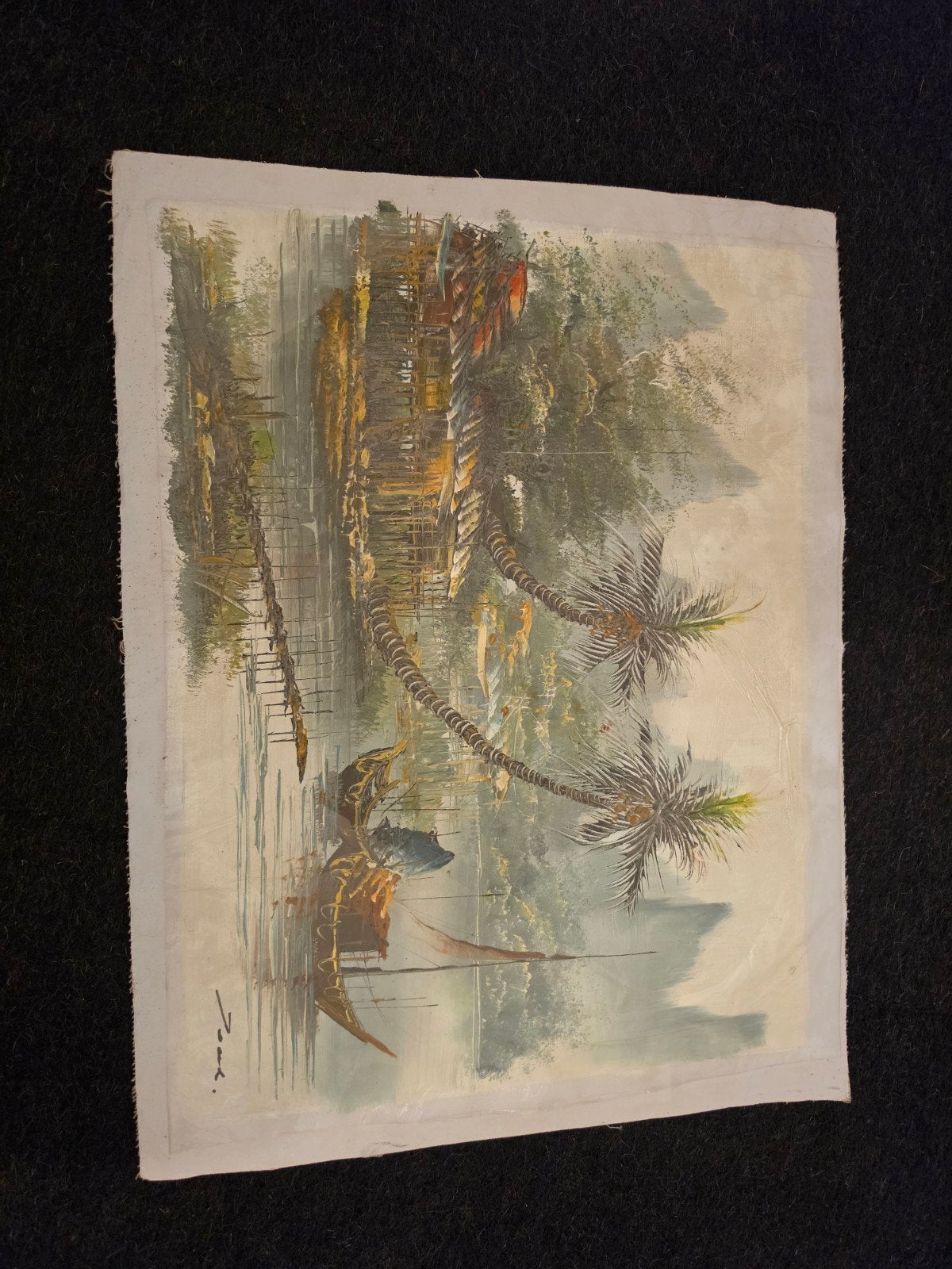 Schilderij op doek, Ophalen, Klassiek, Landschap, Doek