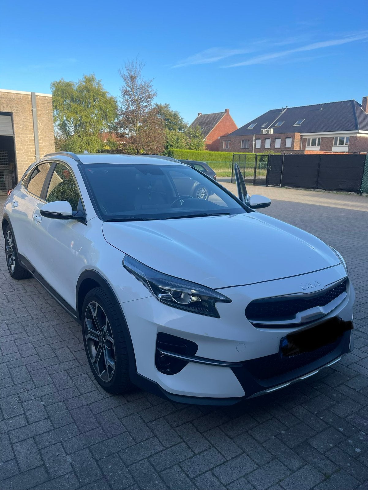 KIA Xceed, Auto's, 1257 kg, Leder en Stof, Wit, 5 deurs