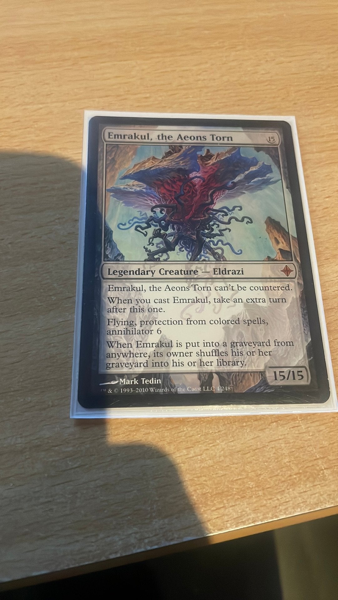 Magic The Gathering - Emrakul, The Aeons Torn, Hobby & Loisirs créatifs, Enlèvement ou Envoi, Comme neuf