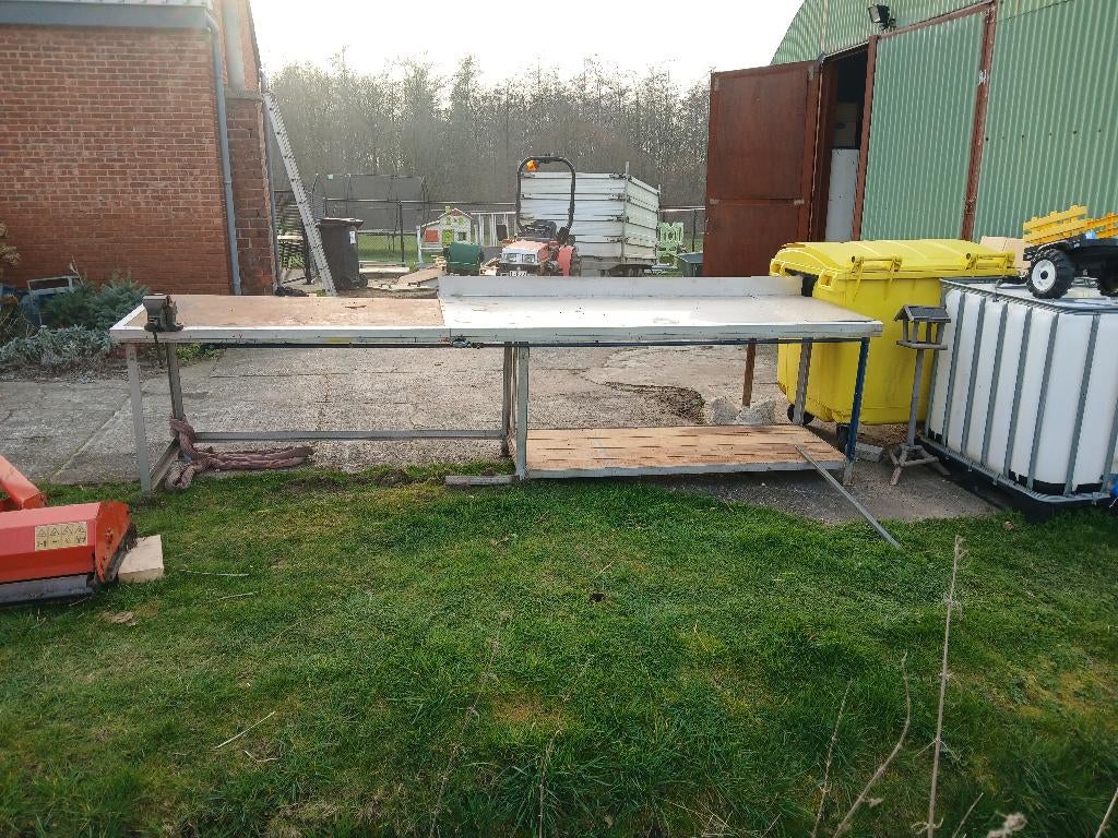 Werktafel, Enlèvement, Utilisé, 70 à 120 cm, Étau