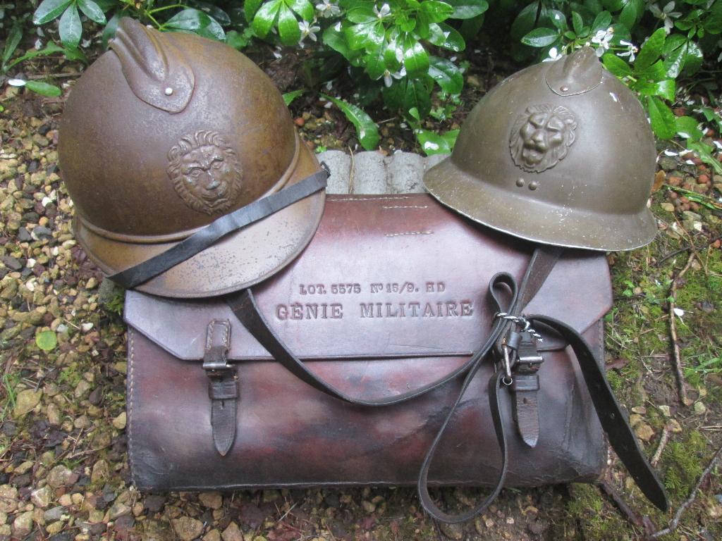 Leren draagtas ABBL Genie Militaire. zeldzaam stuk, Ophalen of Verzenden