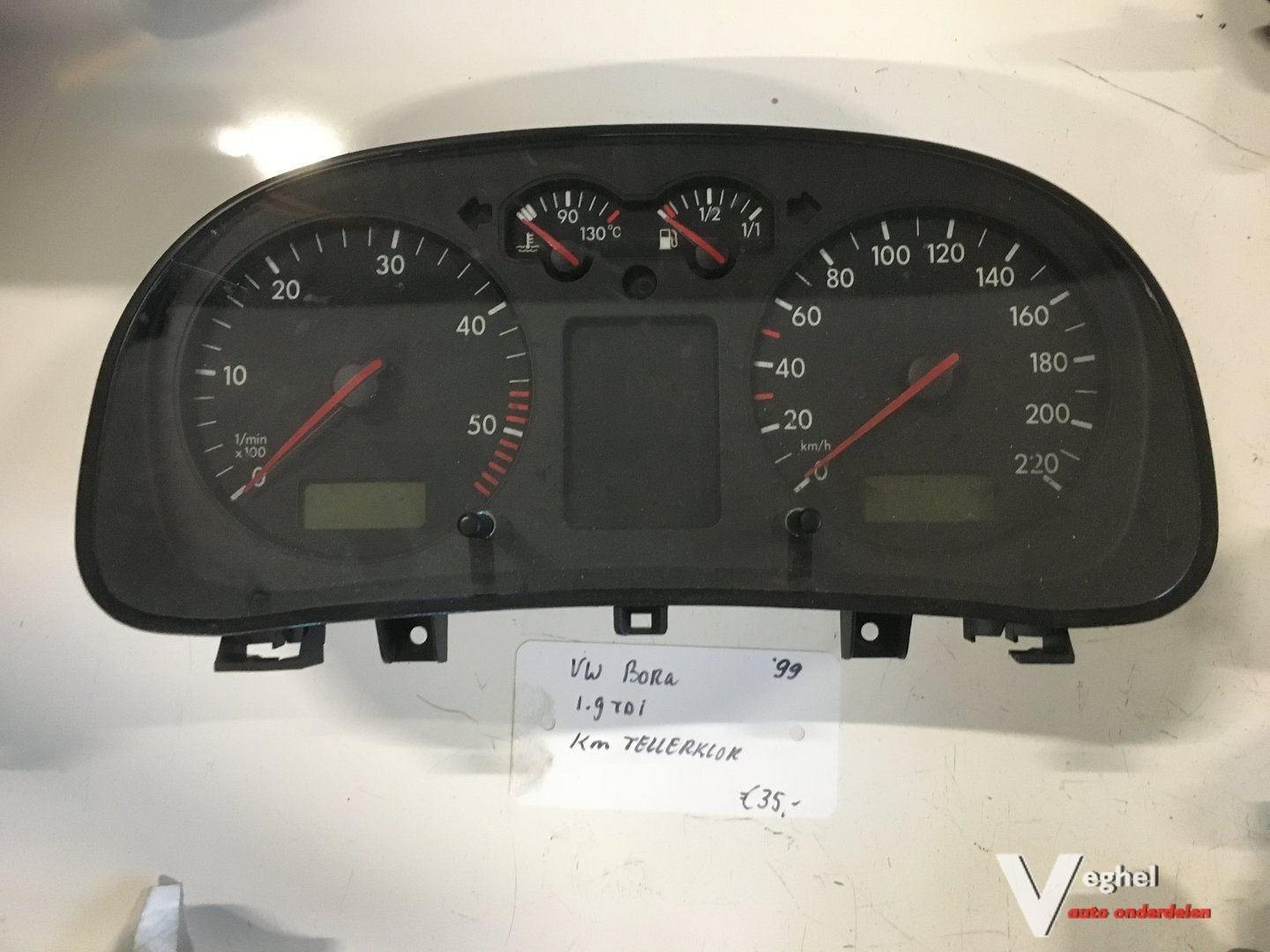 Vw Bora 1.9 Tdi 1999 Km Tellerklok, Gebruikt, -, -, Ophalen of Verzenden