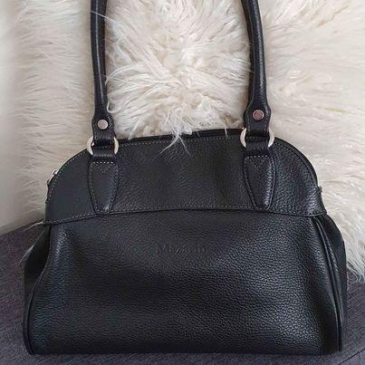 NEGEN!!! Mazarin zwarte leren tas, Handtassen en Accessoires, Ophalen, Nieuw, Zwart