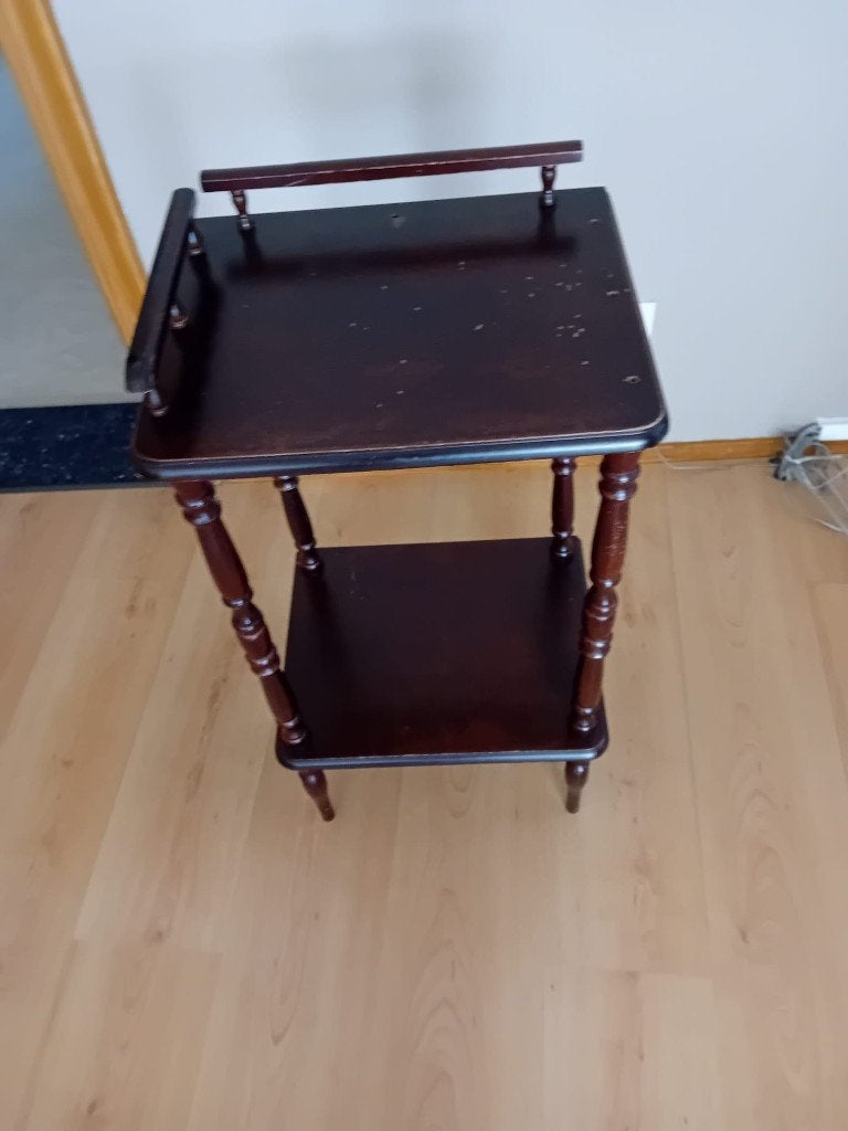 Bijzettafeltje, Huis en Inrichting, Tafels | Bijzettafels, Ophalen, Minder dan 55 cm, Gebruikt, 60 cm of meer