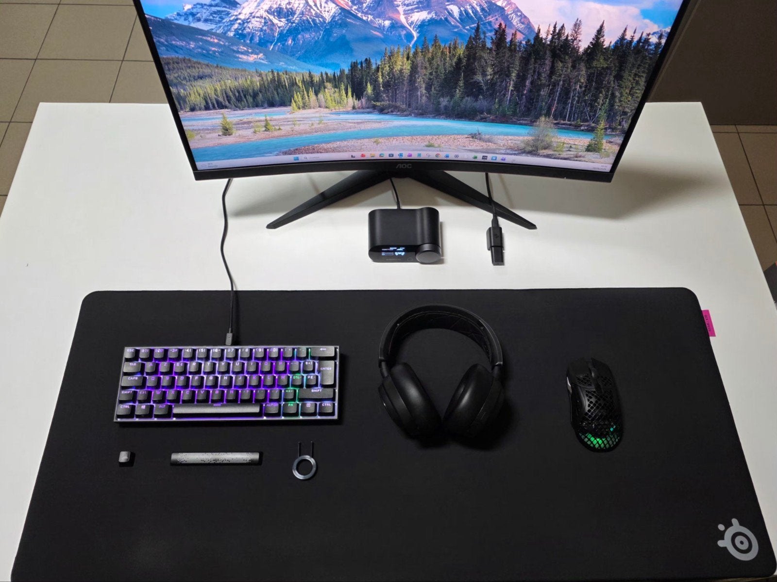 Gaming Setup | SteelSeries Nova Pro | 240Hz | K65 RGB, Computers en Software, Desktop Pc's, Ophalen, Zo goed als nieuw, Gaming