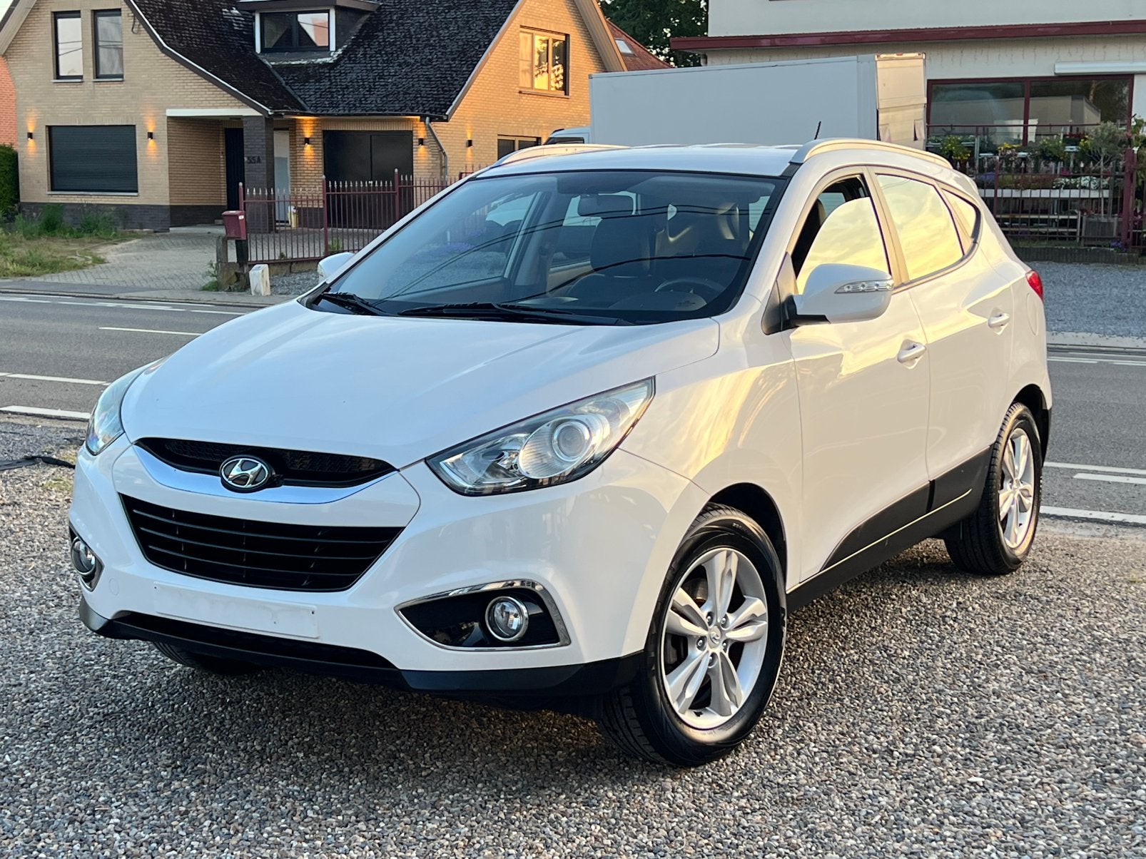 Hyundai ix35 BlueDrive 1.6Cc Benzine 135Pk 2012 zeer proper, Auto's, Bluetooth, Euro 5, Wit, Leder