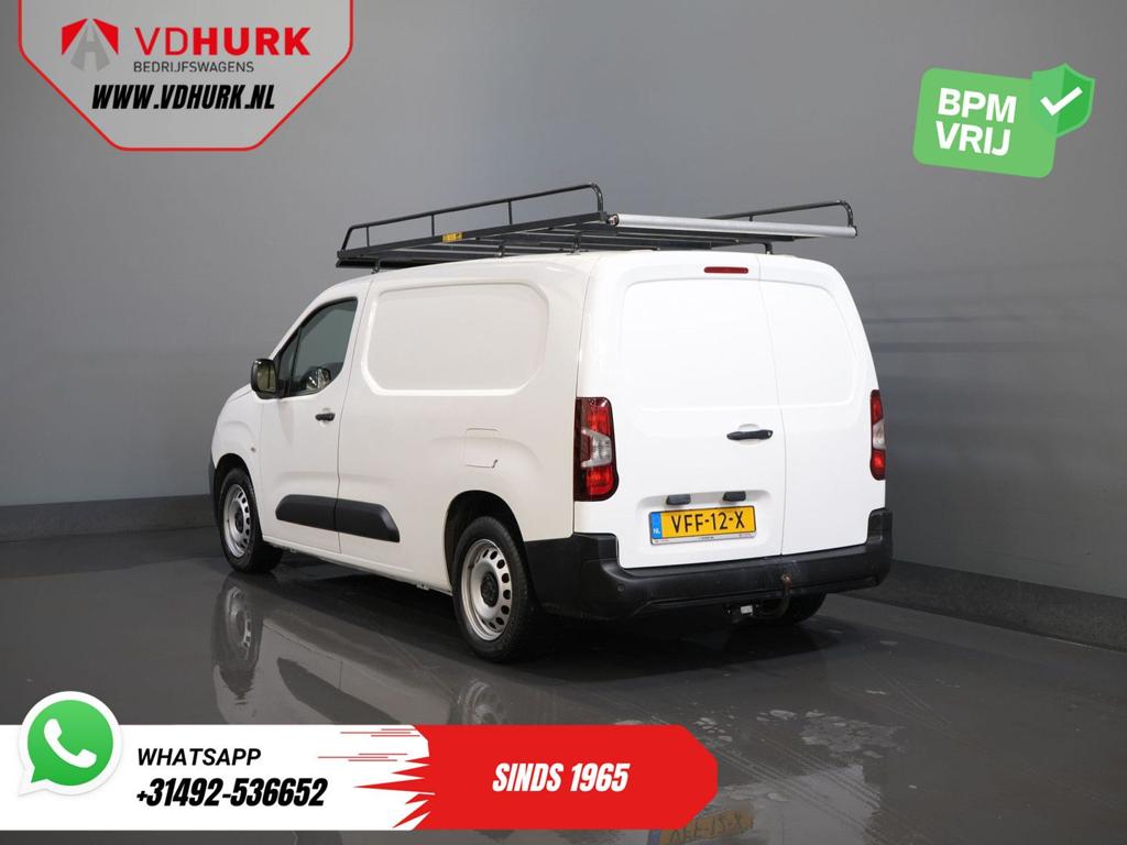 Peugeot Partner 1.5 HDI 130 pk Aut. L2 NL Auto/ 3Pers./ Carp, Automaat, Parkeersensor, Wit, Bedrijf