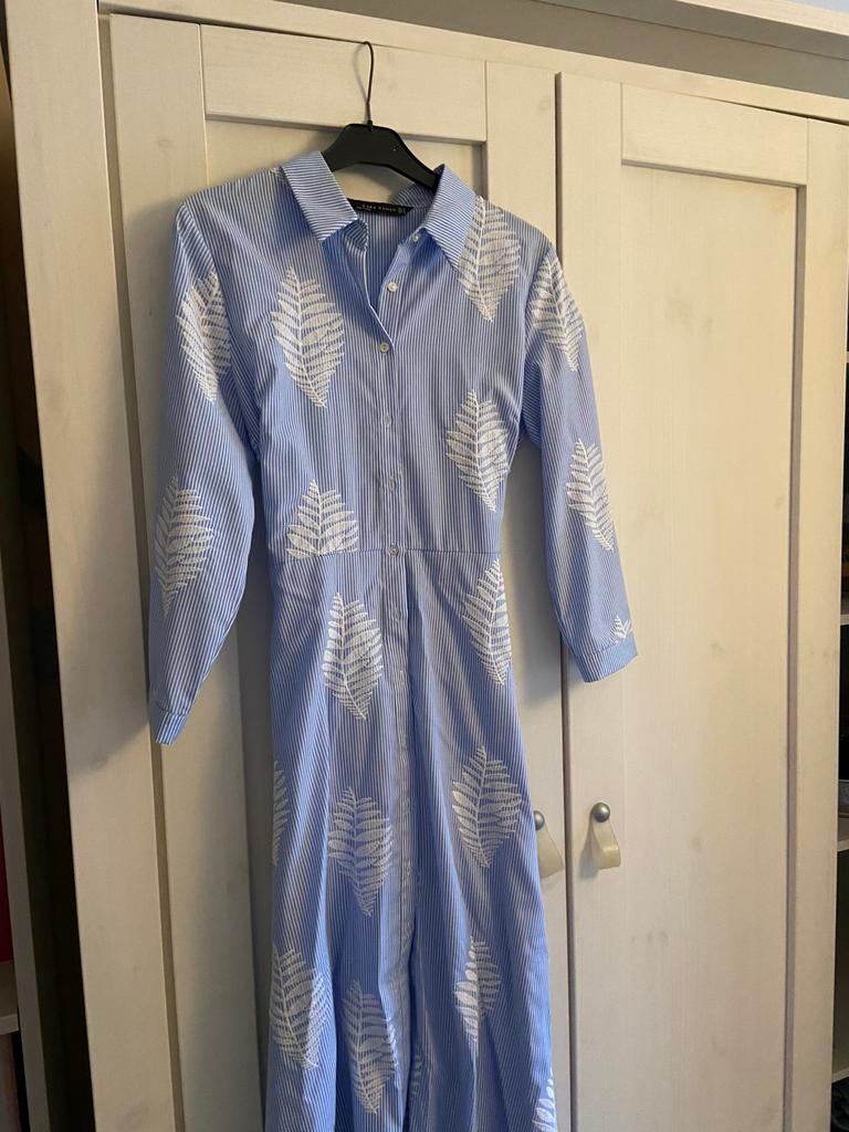 Zara jurk M, Ophalen, Zo goed als nieuw, Maat 38/40 (M), Blauw