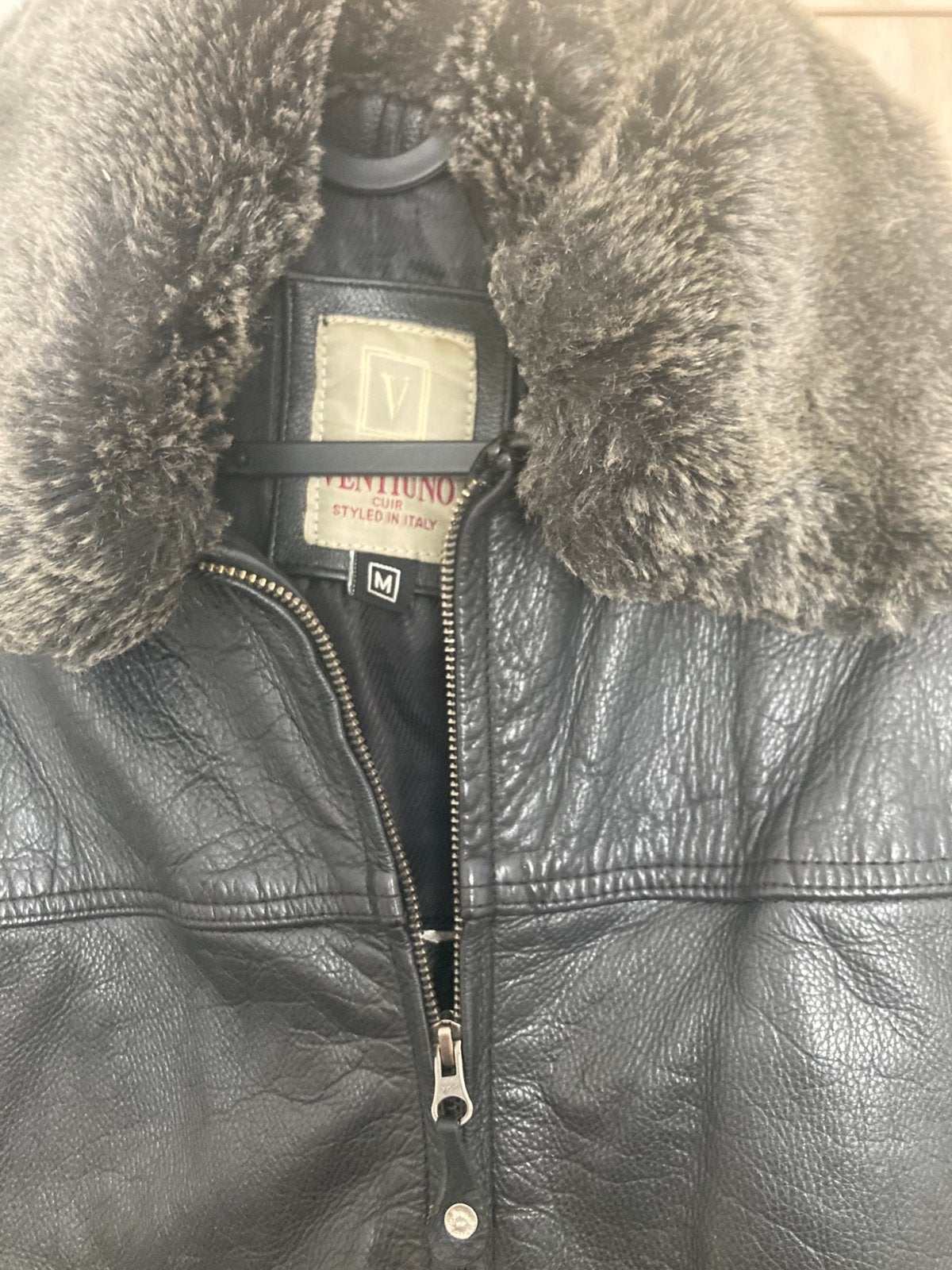 Veste en cuir Ventiuno Italy, Enlèvement, Comme neuf