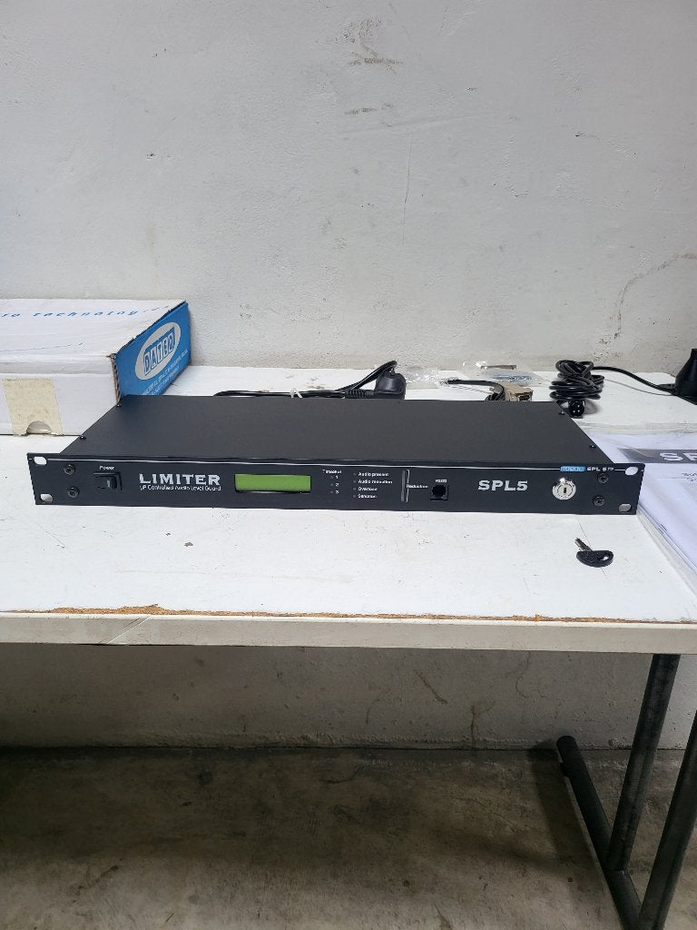 DATEQ SPL-5TS Limiter microfoon, 3 tijdslots, data opslag, Muziek en Instrumenten, Effecten, Ophalen of Verzenden, Zo goed als nieuw