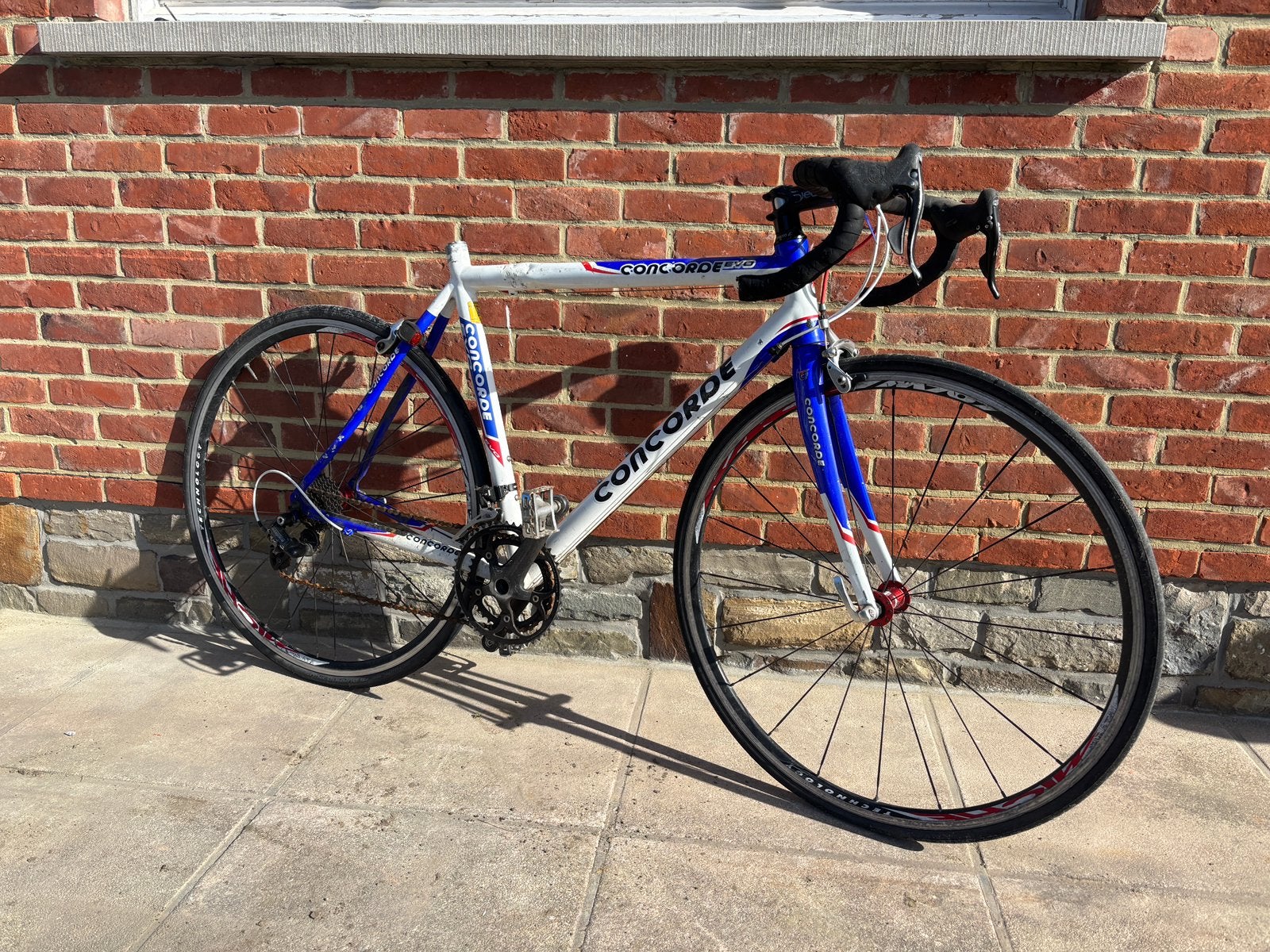 Concorde evo vintage racefiets/koersfiets !BESCHADIGD!, Fietsen en Brommers, Ophalen, Zo goed als nieuw