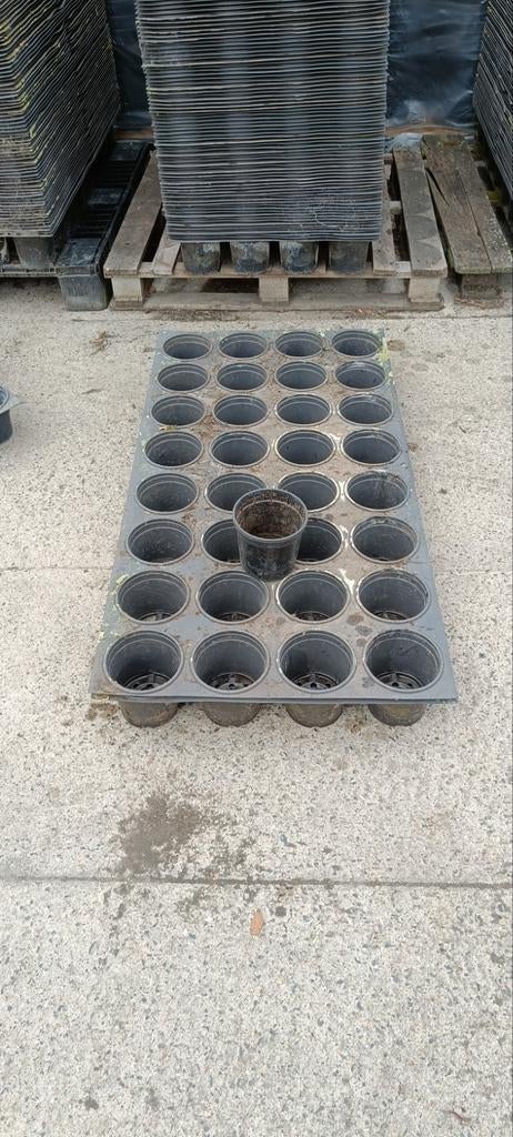Dech platen 32 gaten voor potten 15 cm, Ophalen, Gebruikt, Kweekbak