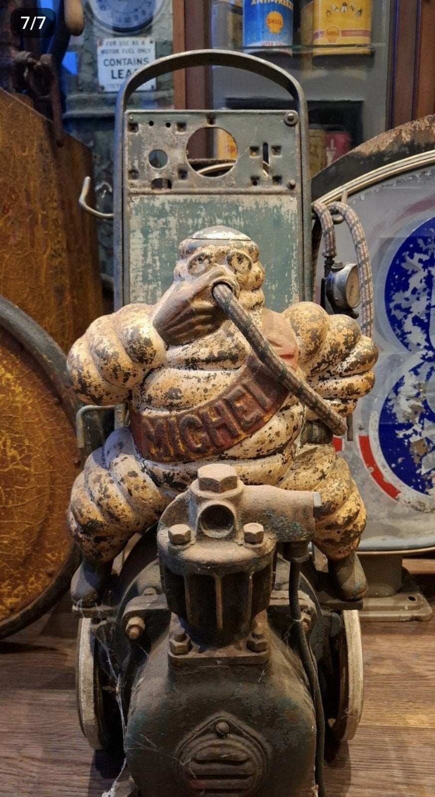 Michelin compressor, Ophalen