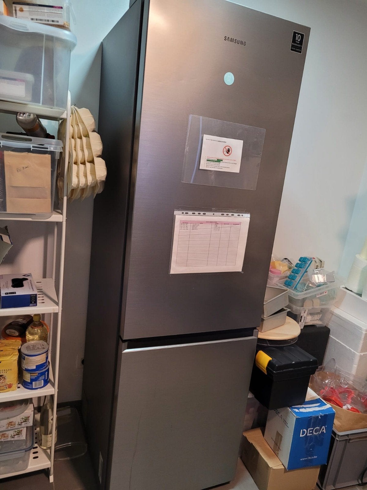 frigo samsung, Electroménager, Avec compartiment congélateur, 160 cm ou plus, Enlèvement, Utilisé