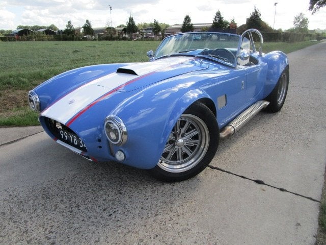 AC Cobra, Auto's, 5000 cc, Cabriolet, Blauw, Bedrijf