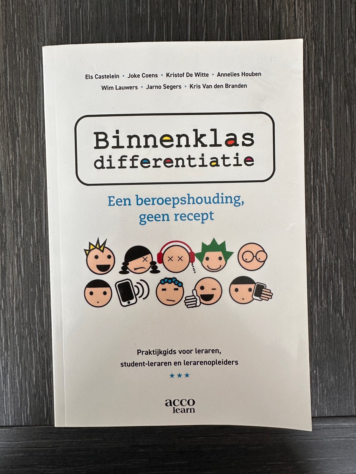 Binnenklasdifferentiatie (Acco) – Praktijkgids leerkrachten, Boeken, Ophalen of Verzenden, Zo goed als nieuw, Acco