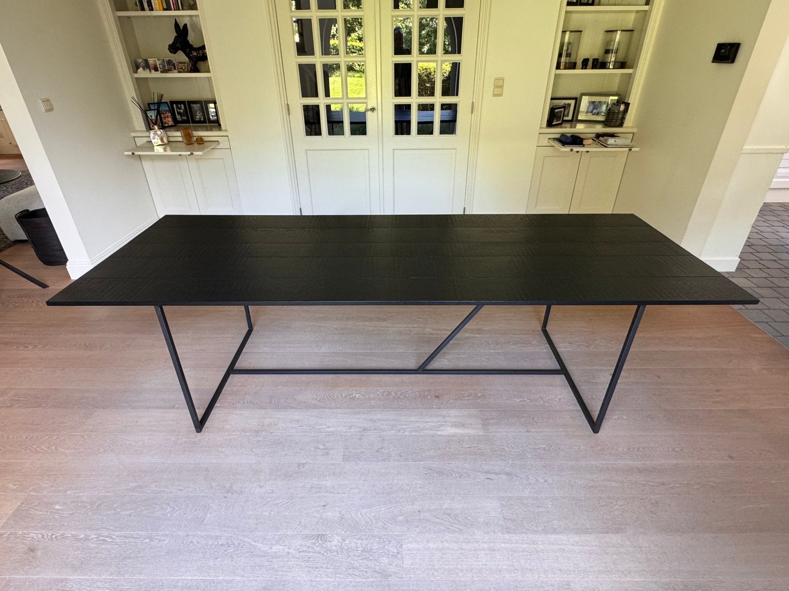 Prachtige Mesa Nero tafel Heerenhuis, Huis en Inrichting, Tafels | Eettafels, Ophalen, Eikenhout, 200 cm of meer, 50 tot 100 cm