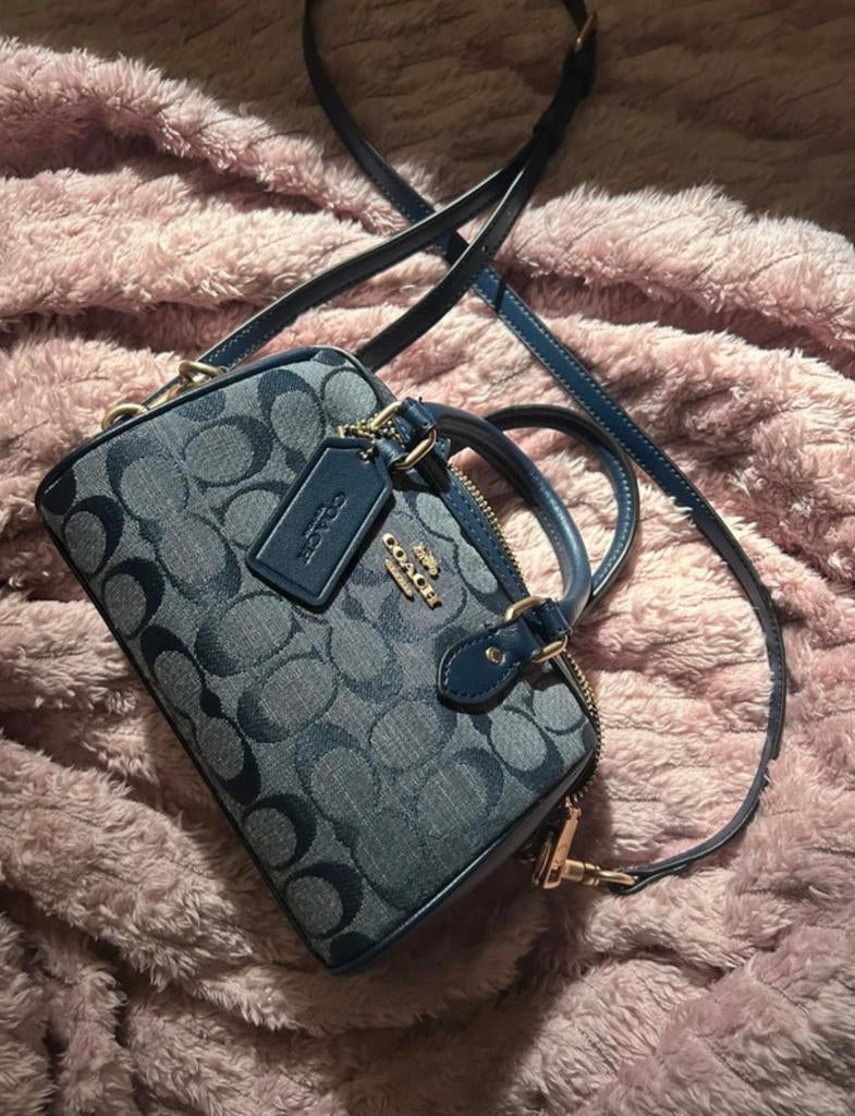 Blue coach bag, Verzenden, Zo goed als nieuw