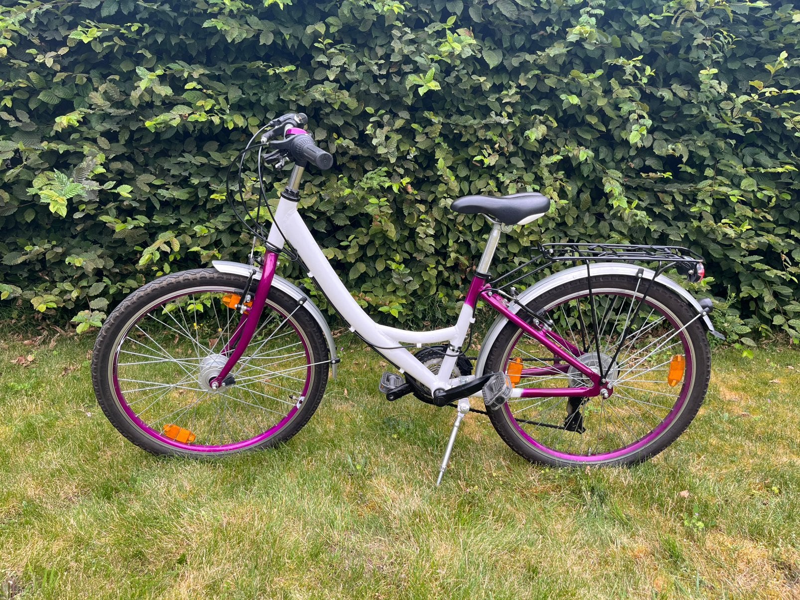 Kinderfiets meisjes, Fietsen en Brommers, Ophalen, Gebruikt, 24 inch