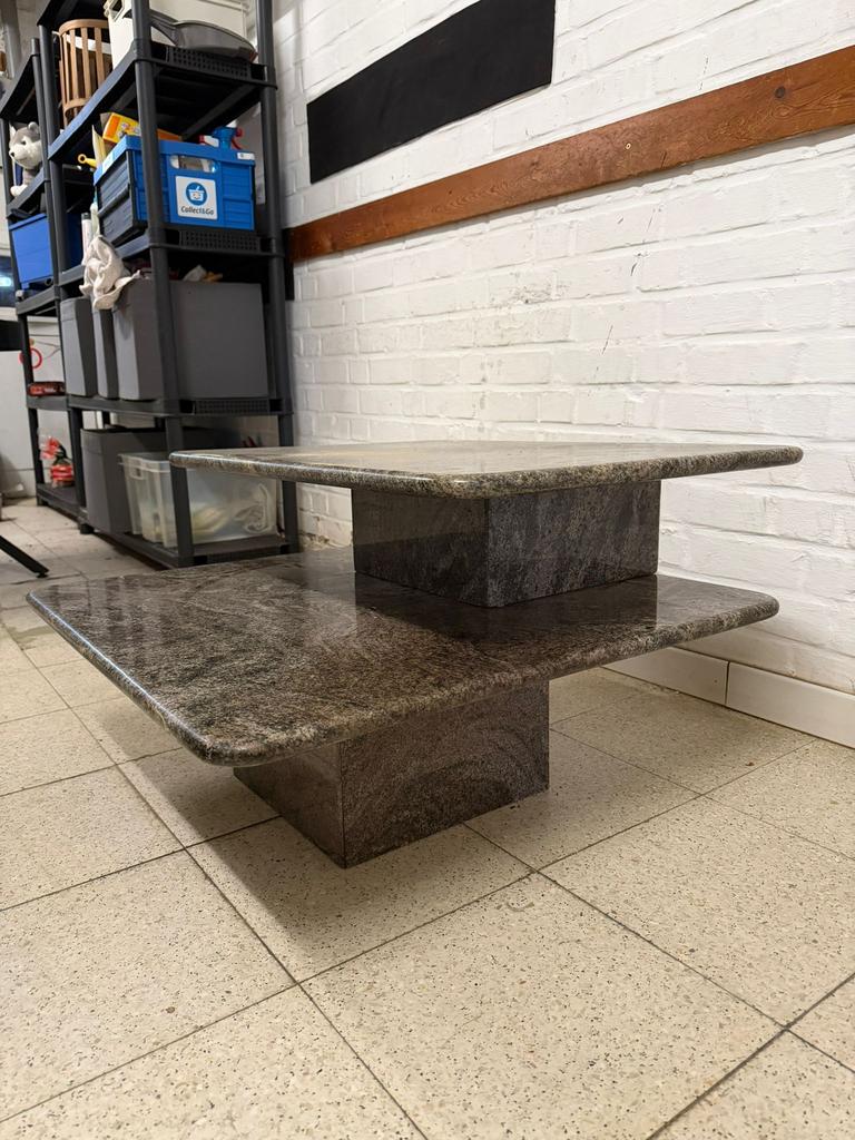 Marmeren bijzettafel, Ophalen, Zo goed als nieuw, Rechthoekig