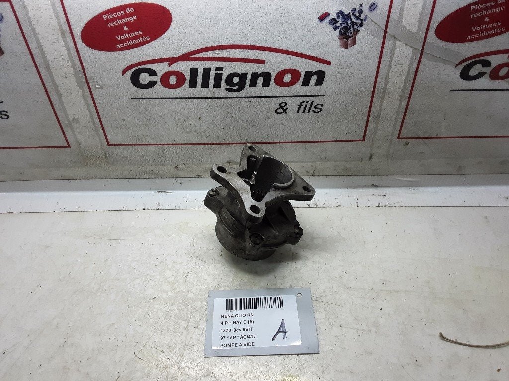 VACUUM POMPE Renault Clio Societe (S/3 / 657) (72117207L), Renault, Mevr. I. Hauben, Utilisé, Rue de l'Espoir 34 34
4030  GRIVEGNÉE, BE