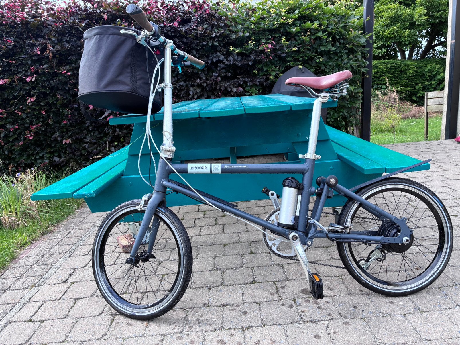 Ahooga electrische vouwfiets 2019, Fietsen en Brommers, Ophalen, Gebruikt, Totaal opvouwbaar, Overige merken
