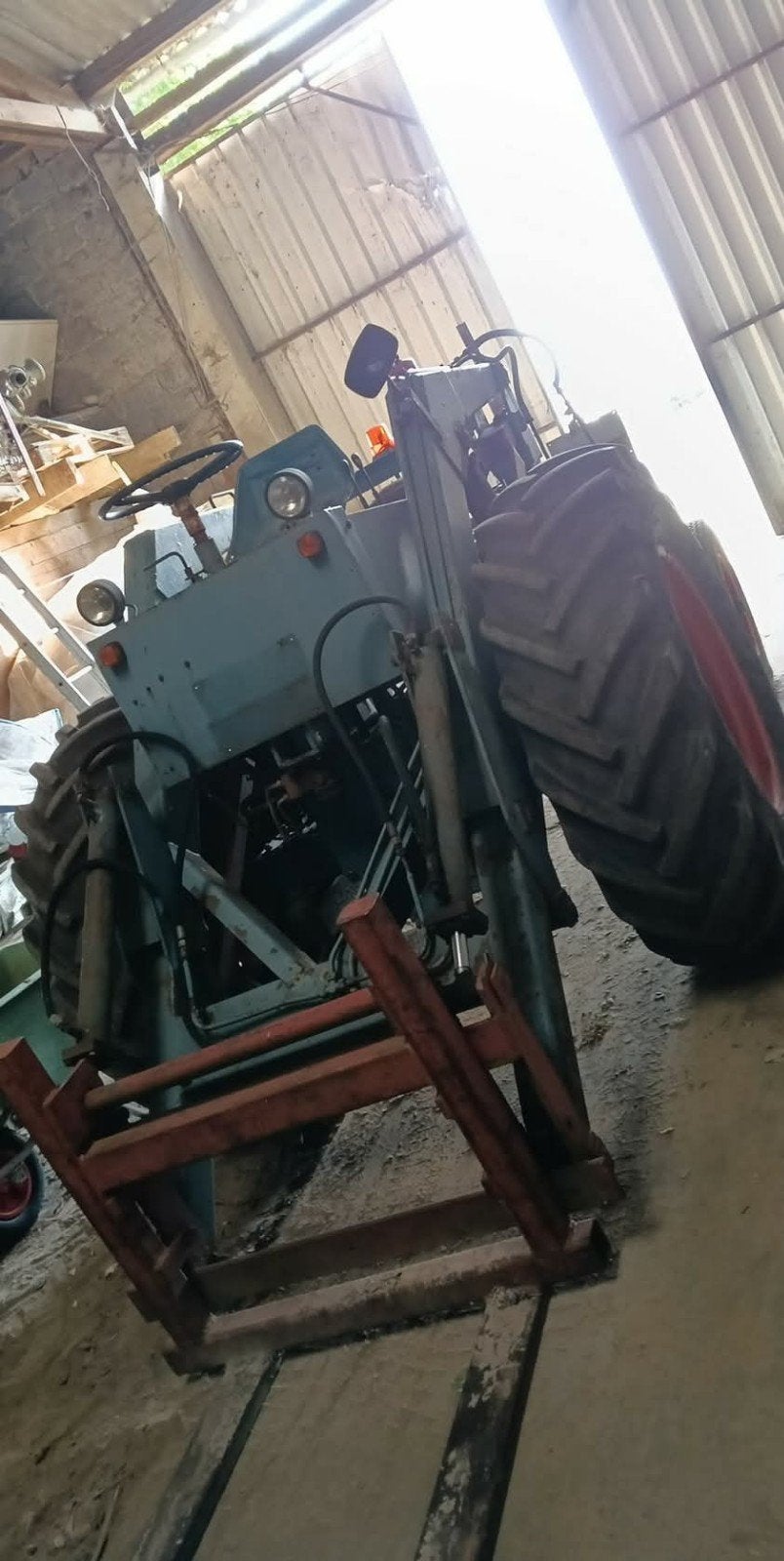 omgekeerde fordson, Ophalen