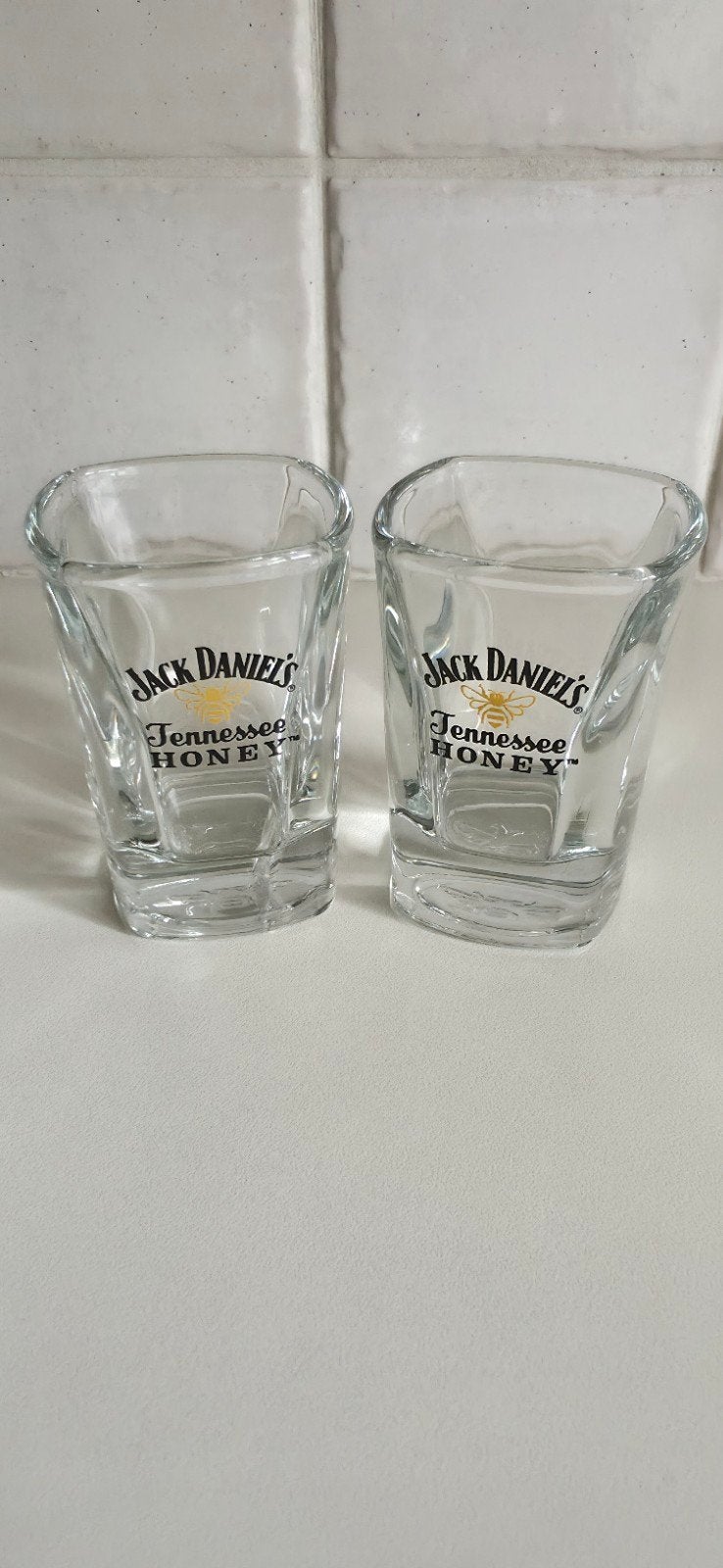 Jack Daniel's shotglazen, Enlèvement ou Envoi, Comme neuf, Verres et Verres à shot