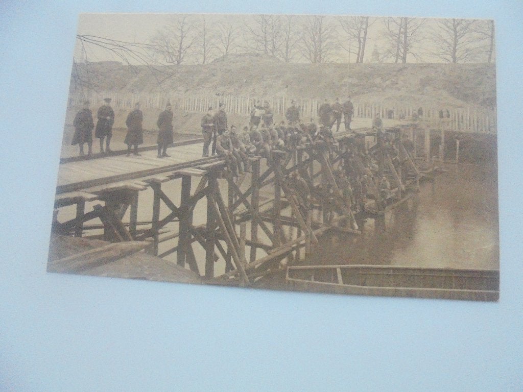 2 de genieregiment -polygoonwerken-brug op palen, Verzenden, 1940 tot 1960, Ongelopen, Antwerpen