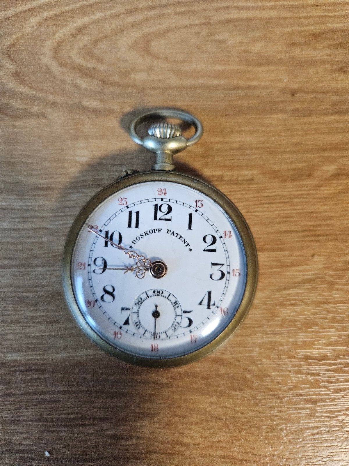 Roskopf  zakhorloge, Ophalen, Zakhorloge