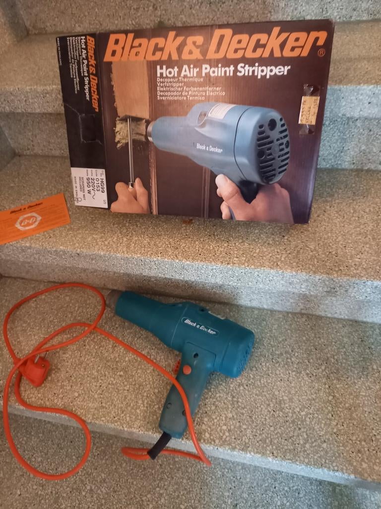 Black&Decker vintage verfstripper., Doe-het-zelf en Bouw, Ophalen