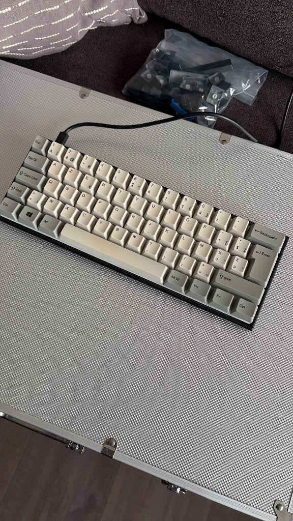 Ducky one 2 mini (Custom retro caps), Ophalen, Azerty, Zo goed als nieuw, Ducky