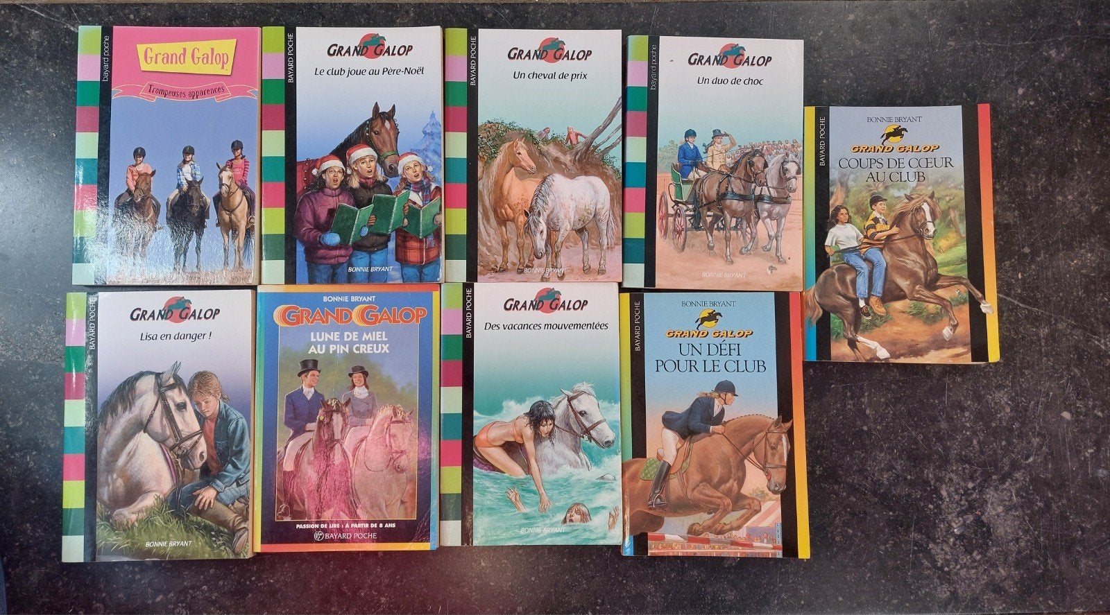 Lot de 9 livres " Grand Galop ", Enlèvement