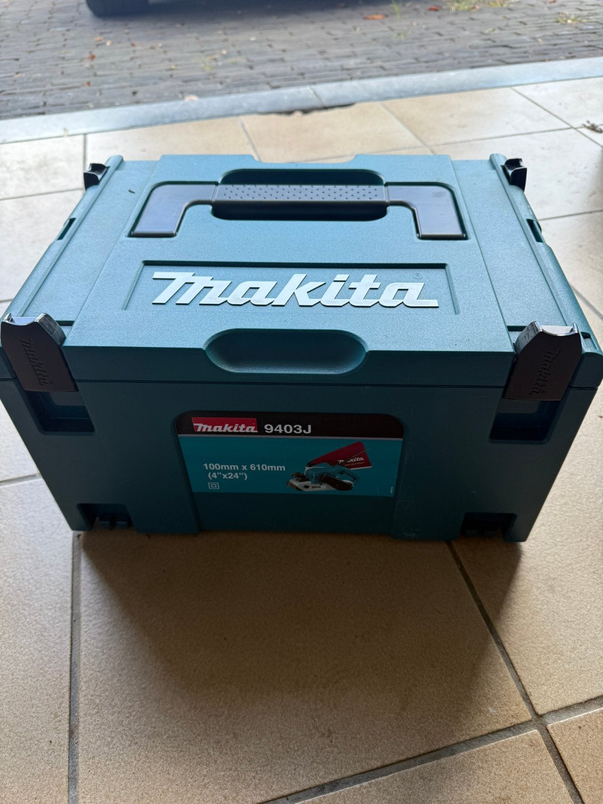 Makita 9403 band schuur machine., Ophalen, Zo goed als nieuw